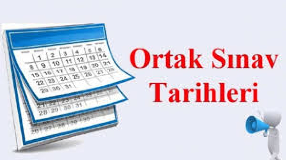 2024-2025 Eğitim Öğretim Yılı 1.Dönem 1.Ortak Sınav Tarihleri